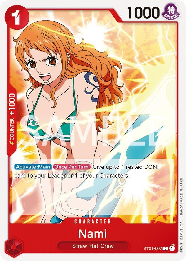 Image for Nami (ST01-007) (Revision Pack Cards) (OP-RP) - One Piece Card Game