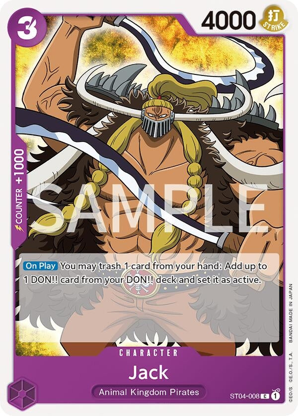 Image for Jack (ST04-008) (Revision Pack Cards) (OP-RP) - One Piece Card Game