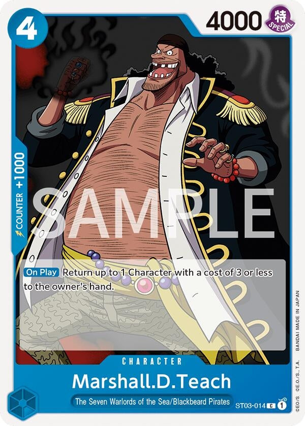 Image for Marshall.D.Teach (ST03-014) (Revision Pack Cards) (OP-RP) - One Piece Card Game