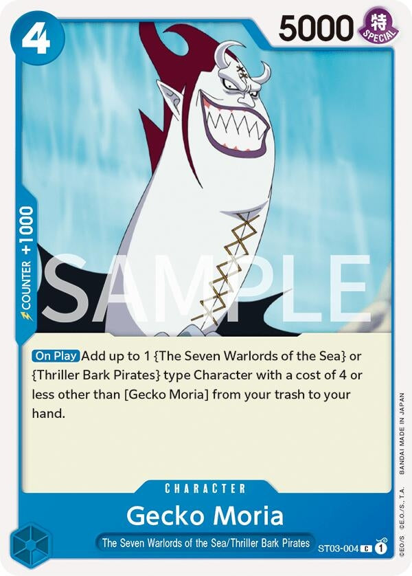 Image for Gecko Moria (ST03-004) (Revision Pack Cards) (OP-RP) - One Piece Card Game