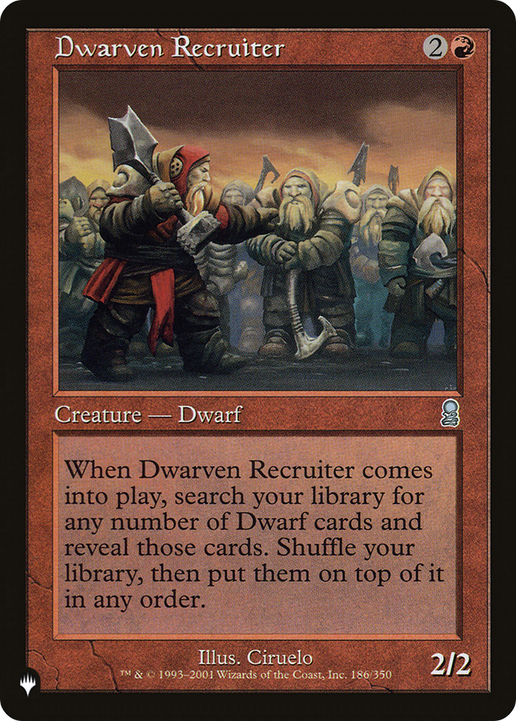 Dwarven Recruiter (LIST-186/350) [The List]