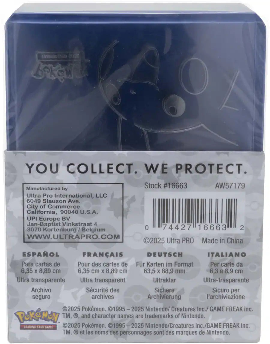 Ultra PRO - Pikachu Toploader and Penny Sleeves Combo Pack for the Pokémon Trading Card Game (25 Pack)