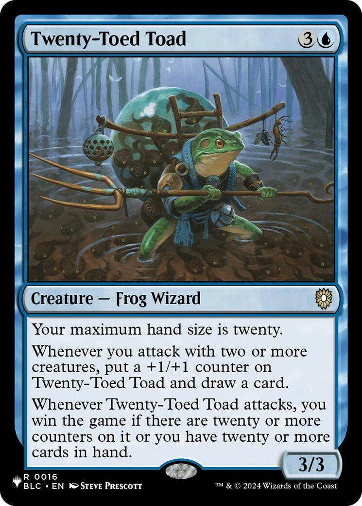 Twenty-Toed Toad (0016) (The List Reprints)