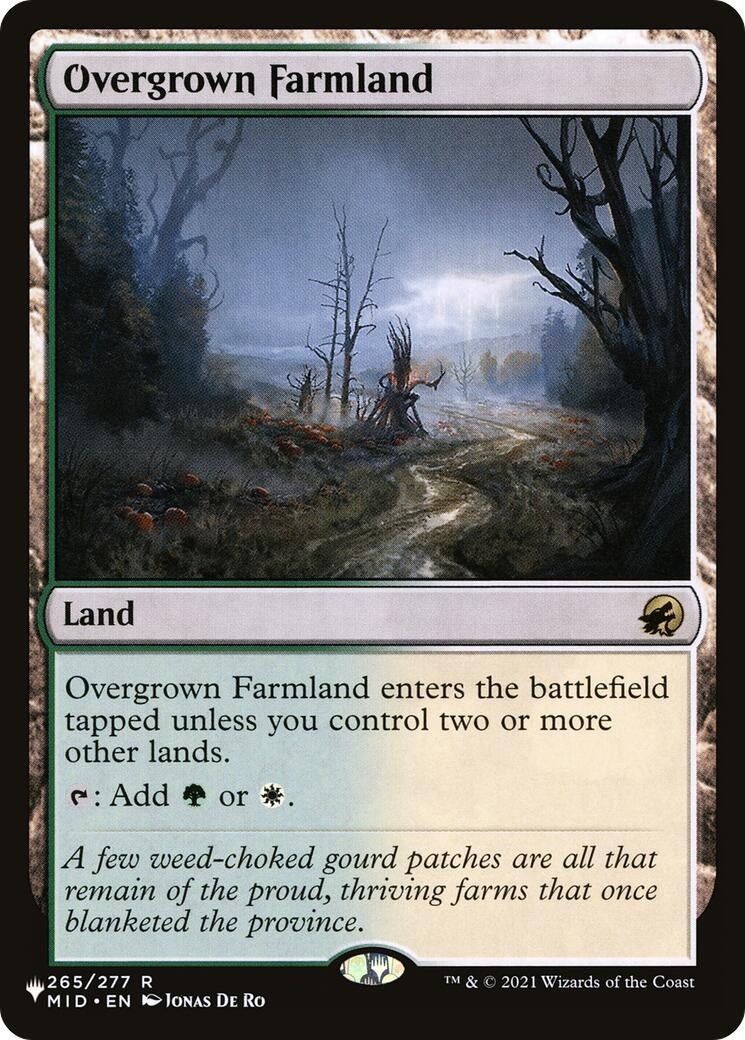 Overgrown Farmland (265/277) (The List Reprints)