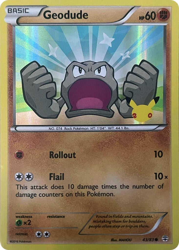 Image for Geodude (Stamped) (043/083) (Generations) (GEN) - Pokemon