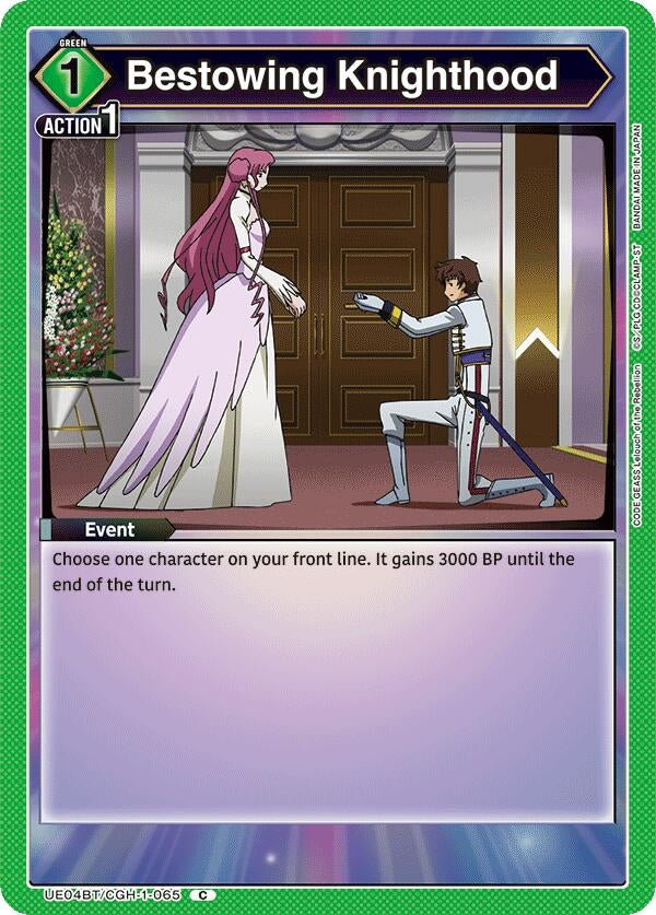 Image for Bestowing Knighthood (UE04BT/CGH-1-065) (UE04BT: CODE GEASS: Lelouch of the Rebellion) (UE04BT) - Union Arena