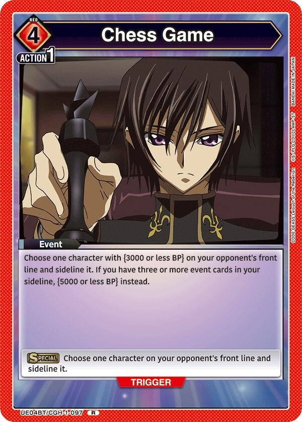 Image for Chess Game (UE04BT/CGH-1-097) (UE04BT: CODE GEASS: Lelouch of the Rebellion) (UE04BT) - Union Arena