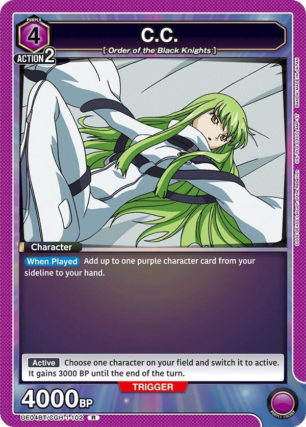 Image for C.C. (102) (UE04BT/CGH-1-102) (UE04BT: CODE GEASS: Lelouch of the Rebellion) (UE04BT) - Union Arena