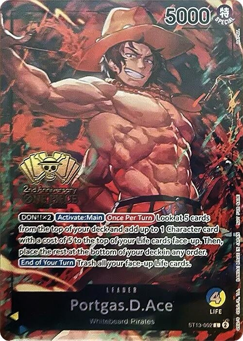 Image for Portgas.D.Ace (2nd Anniversary Tournament) (ST13-002) (One Piece Promotion Cards) (OP-PR) - One Piece Card Game