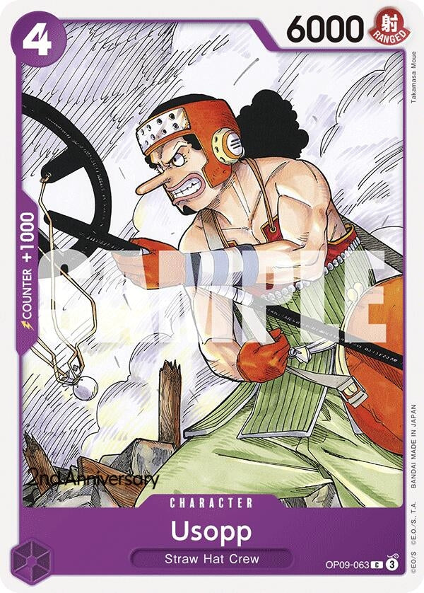 Image for Usopp (063) (OP09-063) (Emperors in the New World: 2nd Anniversary Tournament Cards) (OP09 ANN) - One Piece Card Game