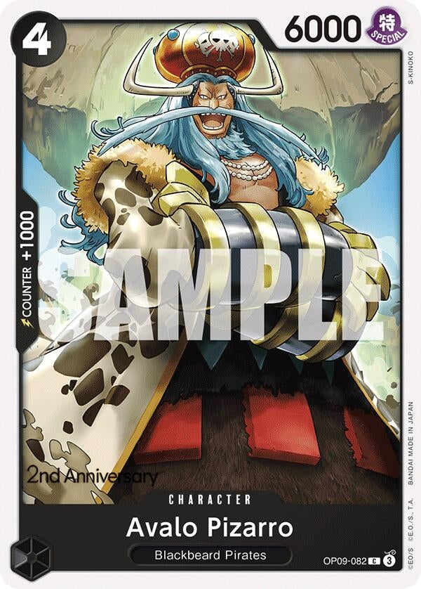 Image for Avalo Pizarro (OP09-082) (Emperors in the New World: 2nd Anniversary Tournament Cards) (OP09 ANN) - One Piece Card Game