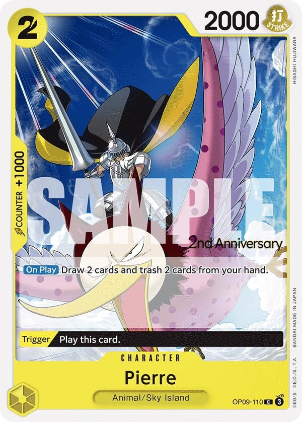 Image for Pierre (OP09-110) (Emperors in the New World: 2nd Anniversary Tournament Cards) (OP09 ANN) - One Piece Card Game
