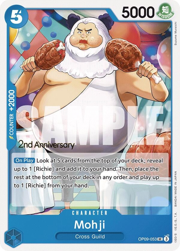 Image for Mohji (OP09-053) (Emperors in the New World: 2nd Anniversary Tournament Cards) (OP09 ANN) - One Piece Card Game
