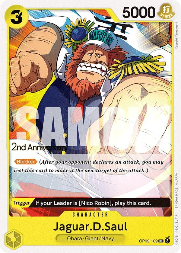 Image for Jaguar.D.Saul (OP09-109) (Emperors in the New World: 2nd Anniversary Tournament Cards) (OP09 ANN) - One Piece Card Game