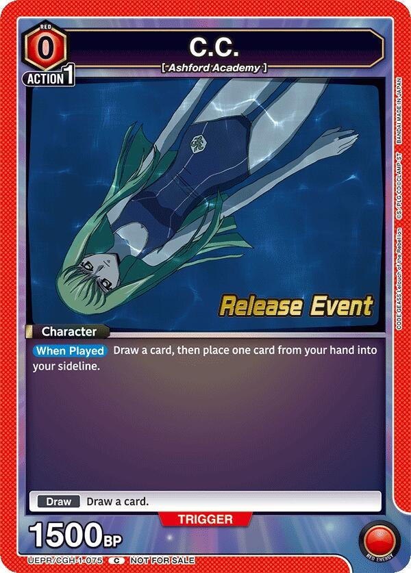 Image for C.C. (075) (UEPR/CGH-1-075) (UE04BT: CODE GEASS: Lelouch of the Rebellion Release Event Cards) (UE04BT_RE) - Union Arena