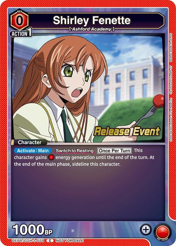 Image for Shirley Fenette (079) (UEPR/CGH-1-079) (UE04BT: CODE GEASS: Lelouch of the Rebellion Release Event Cards) (UE04BT_RE) - Union Arena