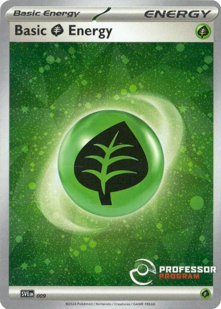 Image for Grass Energy (2024) (009) (Professor Program Promos) (PPP) - Pokemon