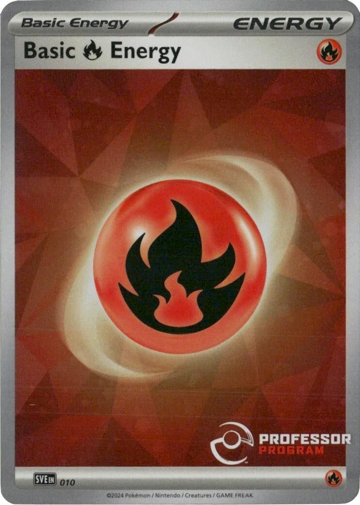Image for Fire Energy (2024) (010) (Professor Program Promos) (PPP) - Pokemon