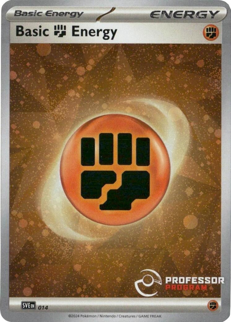 Image for Fighting Energy (2024) (014) (Professor Program Promos) (PPP) - Pokemon