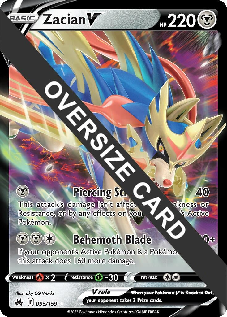 Image for Zacian V (095/159) (Jumbo Cards) (PR) - Pokemon