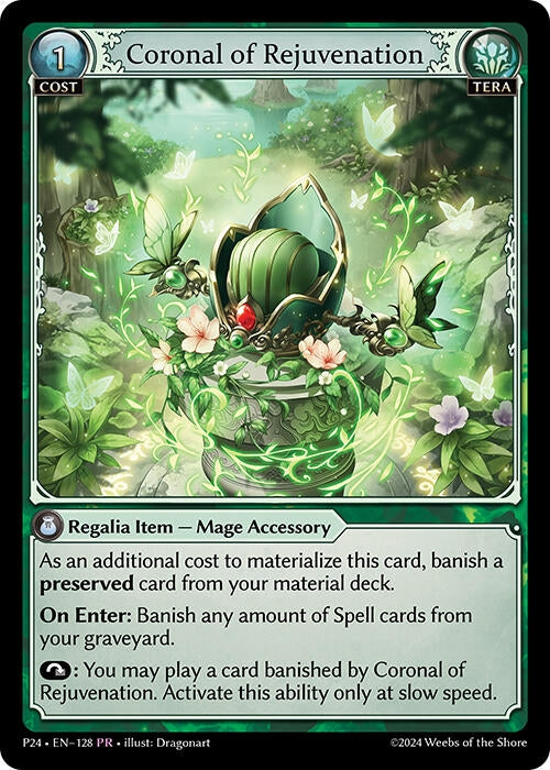Image for Coronal of Rejuvenation (128) (Promotional Cards) (P) - Grand Archive TCG