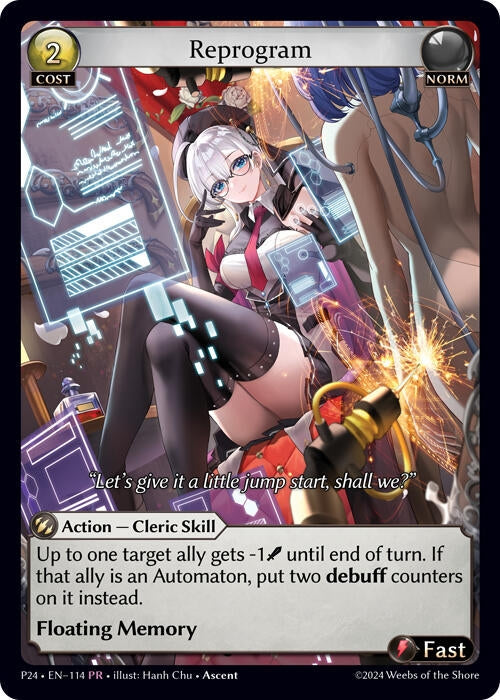 Image for Reprogram (114) (Promotional Cards) (P) - Grand Archive TCG
