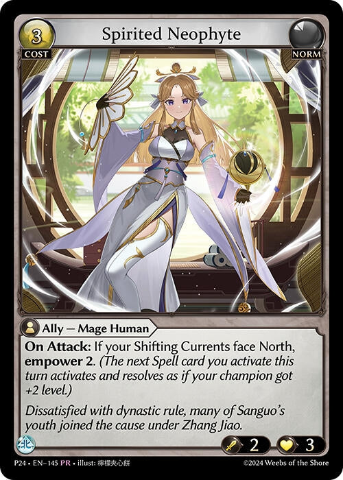 Image for Spirited Neophyte (145) (Promotional Cards) (P) - Grand Archive TCG