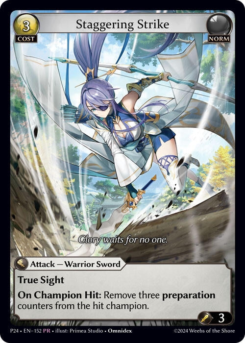 Image for Staggering Strike (152) (Promotional Cards) (P) - Grand Archive TCG
