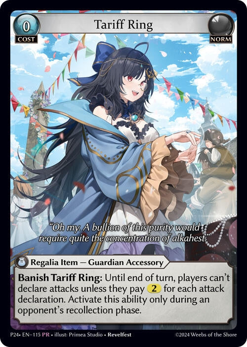Image for Tariff Ring (115) (115) (Promotional Cards) (P) - Grand Archive TCG