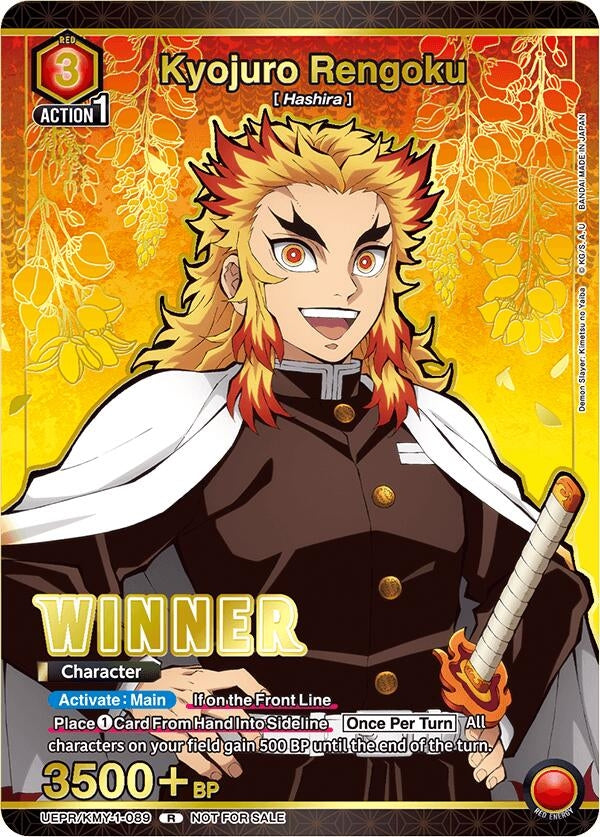 Image for Kyojuro Rengoku (Winner) (UEPR/KMY-1-089) (Union Arena Promotion Cards) (UEPR) - Union Arena
