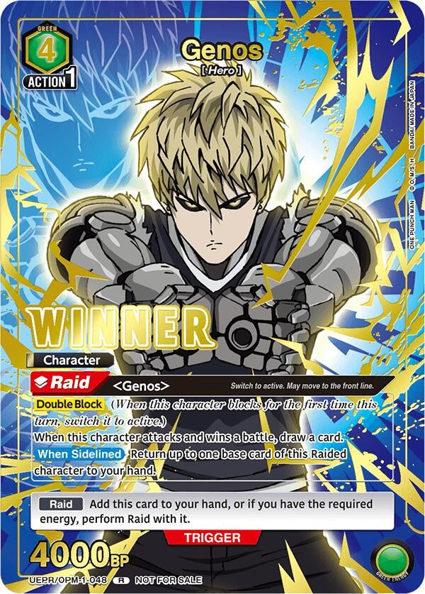 Image for Genos (Winner) (UEPR/OPM-1-048) (Union Arena Promotion Cards) (UEPR) - Union Arena