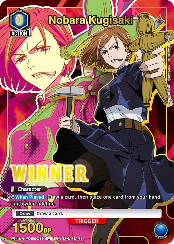 Image for Nobara Kugisaki (043) (Winner) (UEPR/JJK-1-043) (Union Arena Promotion Cards) (UEPR) - Union Arena