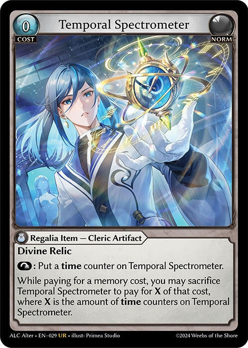Image for Temporal Spectrometer (029) (Alchemical Revolution Alter Edition) (ALC Alter) - Grand Archive TCG