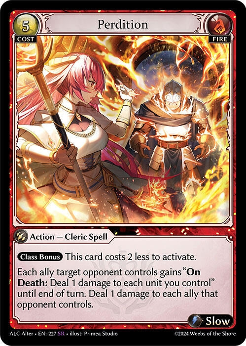 Image for Perdition (227) (Alchemical Revolution Alter Edition) (ALC Alter) - Grand Archive TCG