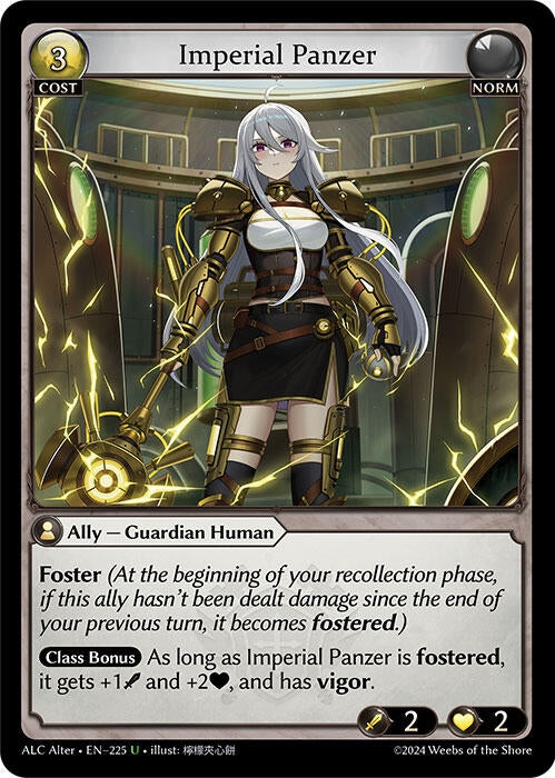 Image for Imperial Panzer (225) (Alchemical Revolution Alter Edition) (ALC Alter) - Grand Archive TCG