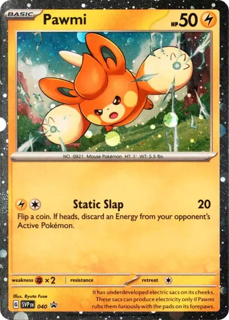 Image for Pawmi - 040 (Cosmos Holo) (040) (SV: Scarlet & Violet Promo Cards) (SVP) - Pokemon