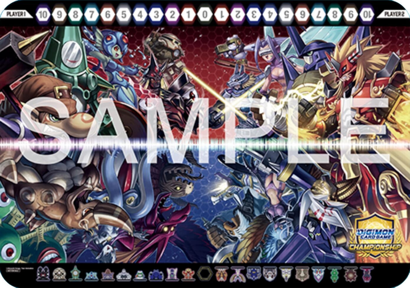 Image for Digimon Card Game: 2024 Final Championships Top 16 Playmat - Playmats