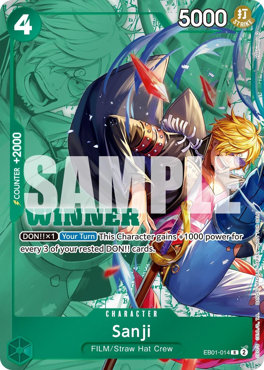 Image for Sanji (Winner Pack 2025 Vol. 1) (EB01-014) (One Piece Promotion Cards) (OP-PR) - One Piece Card Game