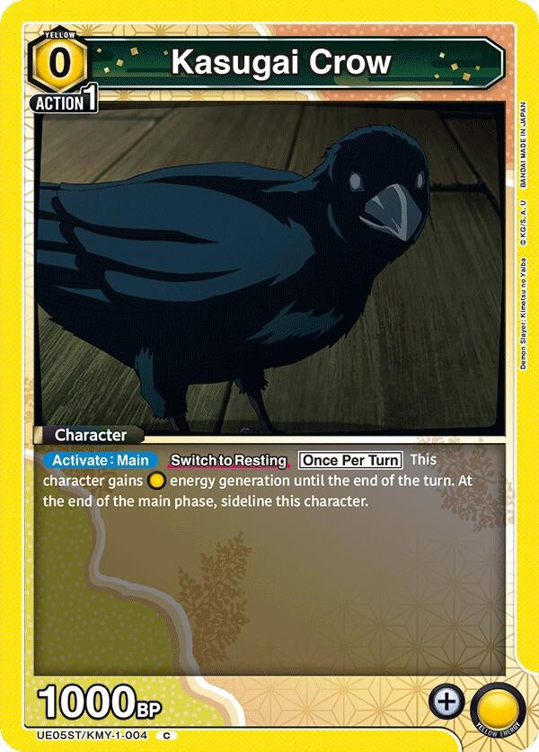 Image for Kasugai Crow (UE05ST/KMY-1-004) (UE05ST: Demon Slayer: Kimetsu no Yaiba Starter Deck) (UE05ST) - Union Arena
