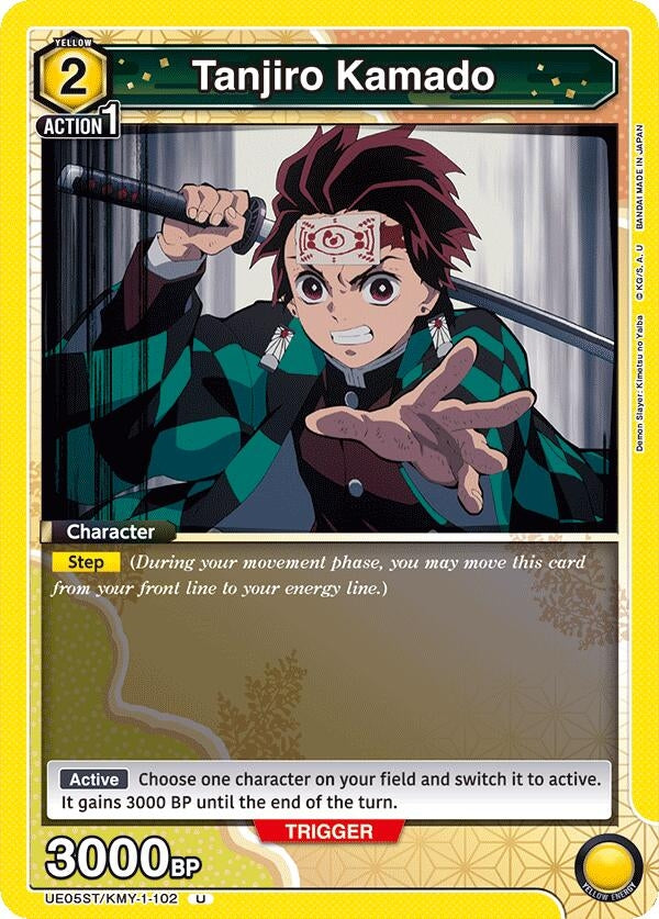 Image for Tanjiro Kamado (102) (UE05ST/KMY-1-102) (UE05ST: Demon Slayer: Kimetsu no Yaiba Starter Deck) (UE05ST) - Union Arena
