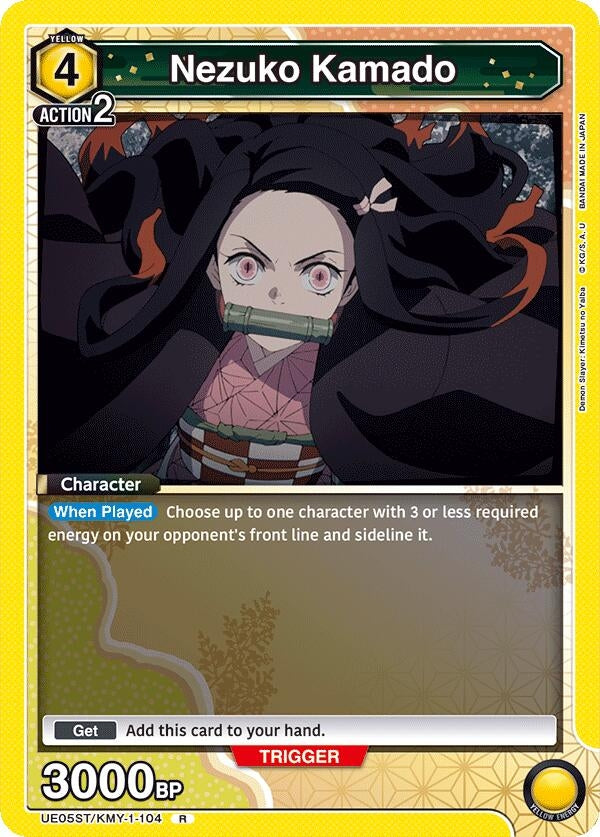 Image for Nezuko Kamado (104) (UE05ST/KMY-1-104) (UE05ST: Demon Slayer: Kimetsu no Yaiba Starter Deck) (UE05ST) - Union Arena