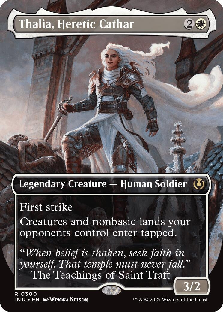 Thalia, Heretic Cathar (Borderless) (300) (Innistrad Remastered)