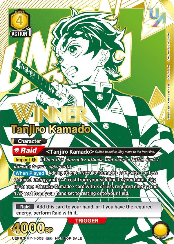 Image for Tanjiro Kamado (008) (Winner) (UEPR/KMY-1-008) (Union Arena Promotion Cards) (UEPR) - Union Arena