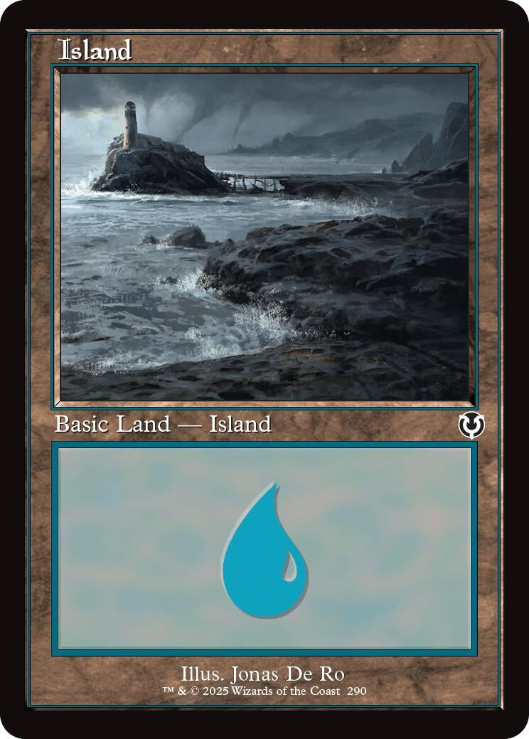 Island (290) (Retro Frame) (290) (Innistrad Remastered)
