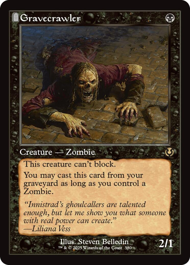 Gravecrawler (Retro Frame) (380) (Innistrad Remastered)