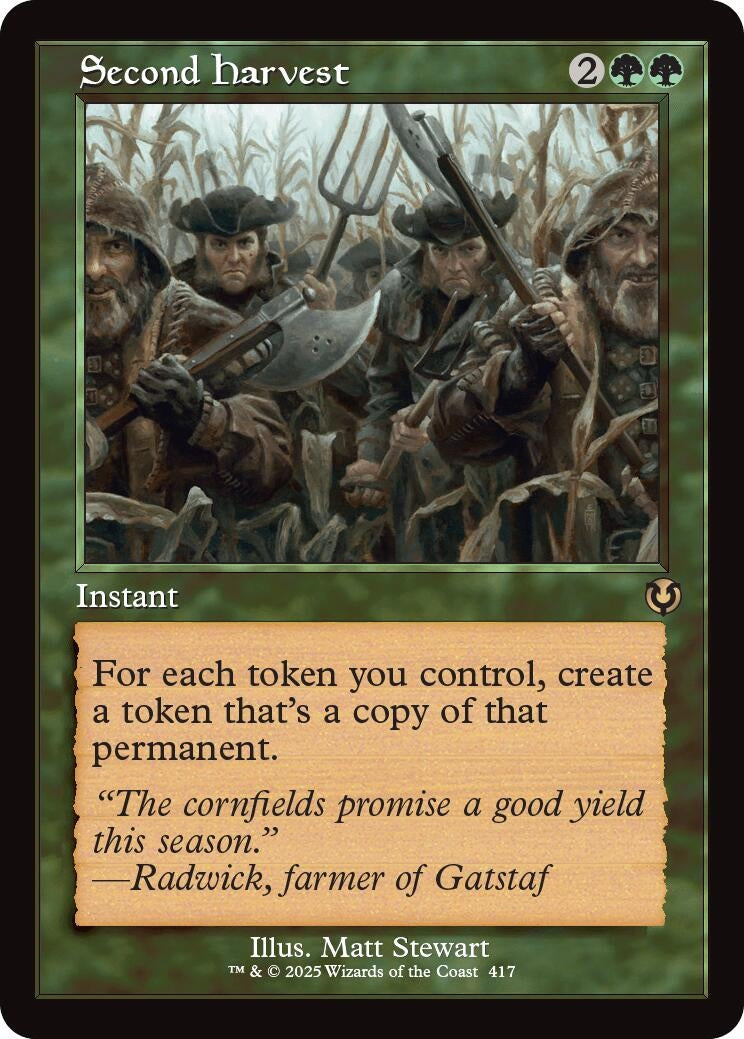 Second Harvest (Retro Frame) (417) (Innistrad Remastered)