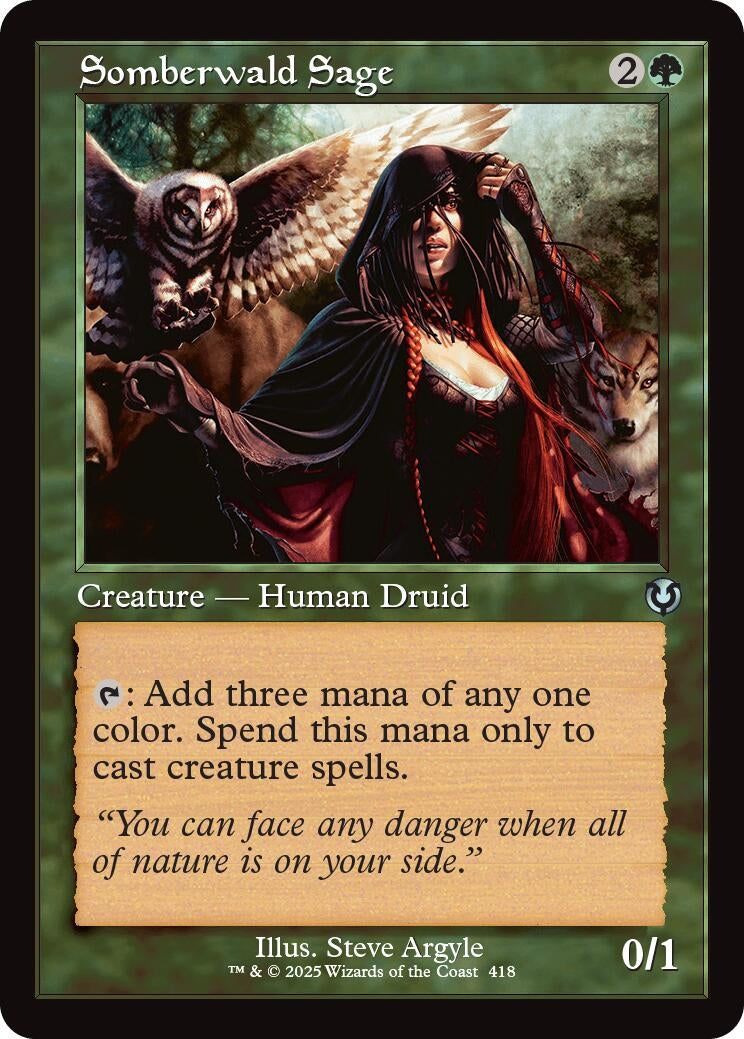 Somberwald Sage (Retro Frame) (418) (Innistrad Remastered)