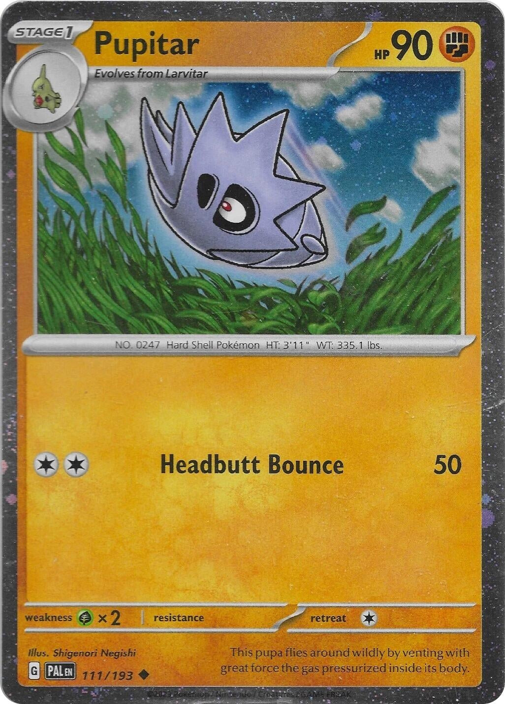 Image for Pupitar - 111/193 (Cosmo Foil) (111/193) (Miscellaneous Cards & Products) (MCAP) - Pokemon