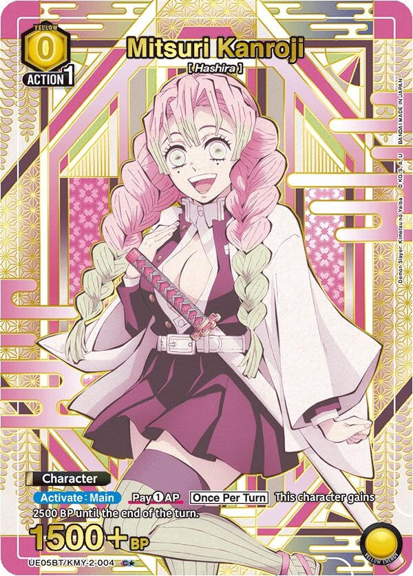 Image for Mitsuri Kanroji (004) (C*) (UE05BT/KMY-2-004) (UE05BT: Demon Slayer: Kimetsu no Yaiba) (UE05BT) - Union Arena