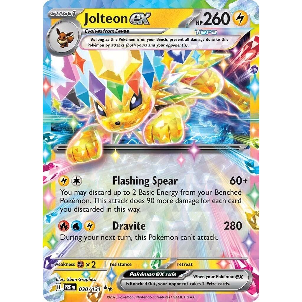 Jolteon ex (030/131) (SV: Prismatic Evolutions) - PokeBox USA